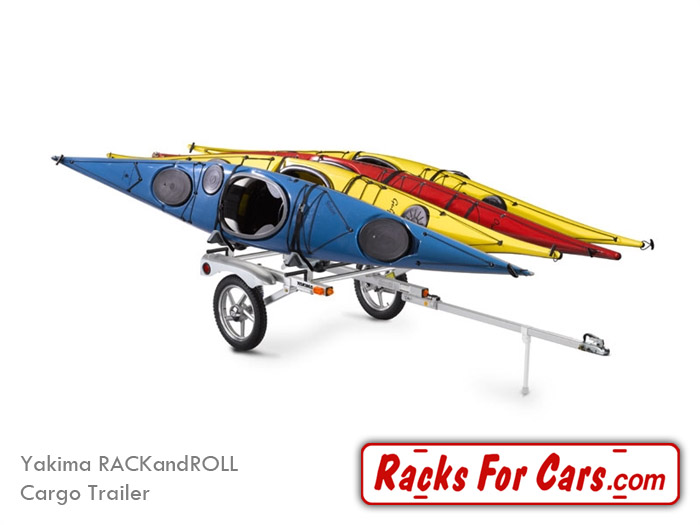 Yakima RACKandROLL Trailers carry all of your gear behind your ride on